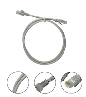 Kabel Patch Ethernet RJ45 Cat6/Cat6A DENIXI Factory CCA/Konduktor Tembaga Murni 1m-100m