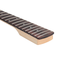 Manche de guitare JZ Bass 21 frettes 4 cordes en Satin transparent érable du canada avec écrou en os de 38 mm