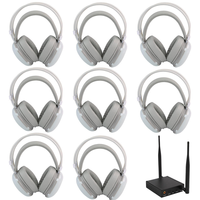 Nouveauté Casque de fête silencieuse avec qualité sonore HiFi, son stéréo 3D, casque à changement de couleur, annulation de bruit AI