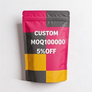 Reusable Black Mylar Ziplock Stand Pouch Gravure Printing Colorful Matt Aluminum Foil Food Grade Custom Pet Food <strong>Packaging</strong> Clear - Product Image 1