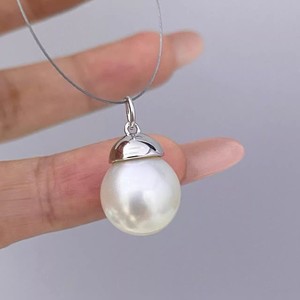 Colgante de Plata S925 31396DIY con Cuentas de 11-13 mm, Soporte para Perlas, Accesorios de Moda, Colgantes de Perlas DIY - Product Image 1
