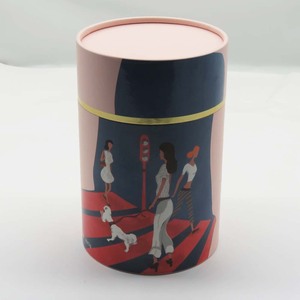 Tube en carton élégant et personnalisé pour échantillons de sachets de thé gastronomique, emballage <span class=keywords><strong>cadeau</strong></span> cylindrique, boîte ronde en carton, emballage de thé en métal - Product Image 4