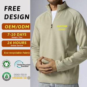 <span class=keywords><strong>Felpa</strong></span> da Golf OEM per Uomo con <span class=keywords><strong>Mezza</strong></span> Zip, Autunnale in Cotone e Poliestere, con <span class=keywords><strong>Cerniera</strong></span> 1/4, Ricamata, Oversize, Personalizzabile - Product Image 1