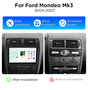 Radio para Auto Junsun 1280*720 con Carplay Inalámbrico y Android Auto para Ford Mondeo 3 2004-2007, Reproductor de DVD, Unidad Principal, Pantalla, Estéreo - Product Image 2