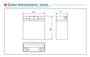산업용 12V 22Ah 20Ah 딥 사이클 납축전지 어레이 (태양광 마이크로그리드 설치용) - Product Image 3