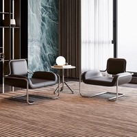 Chaise unique nordique médiévale en acier inoxydable, chaise convexe irrégulière, chaise de salon de luxe, chaise de réception