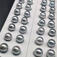 Haute qualité 8-9mm japon perles d'eau de mer Akoya véritable chanvre couleur ronde perles d'eau douce perles