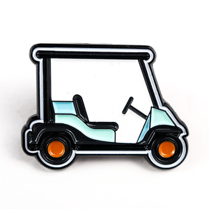 <span class=keywords><strong>Épingles</strong></span> en émail de camion de voitures de sécurité incurvées cadeaux en métal bon marché en vrac personnalisés vente de gros - Product Image 5