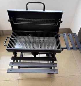 Nueva <span class=keywords><strong>Parrilla</strong></span> de Carbón para Asar Pollo en Barril, <span class=keywords><strong>Parrilla</strong></span> de Barbacoa con Ruedas de Tambor de Aceite Negro, <span class=keywords><strong>Parrilla</strong></span> de Barbacoa para Exteriores - Product Image 6