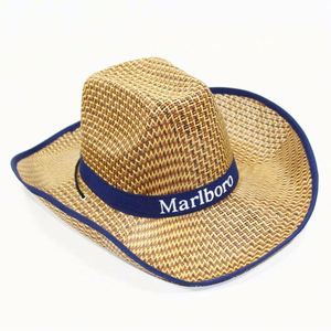 Summer Natural Grass Western Travel Sun <b>Hat</b> Large Mexican Cowboy <b>Straw</b> <b>Hat</b> Outdoor Fishing Casual Cycling Business High Quality - Product Image 4