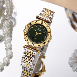 Nuevo reloj de pulsera de cuarzo para mujer, de acero inoxidable sólido, de alta gama, con esfera de números romanos. - Product Image 5