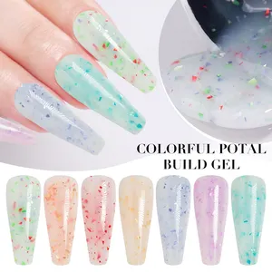 Oem Odm Colorful Potal Build Gel Polish 30g Building Gel en una botella pintura arte de uñas con muestras gratis