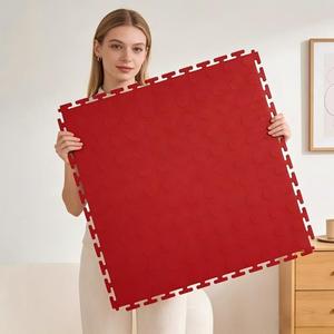 Dalles de revêtement en PVC anti-statique, résistantes à l'usure, 50x50cm, 6mm, modernes, imperméables pour <span class=keywords><strong>garage</strong></span> et abri - Product Image 2