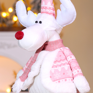Christmas Plush Toy Xmas Stuffed <b>Doll</b> Holiday Stuffed Animal Soft Decoration Santa Claus Papa Noel Plush Reindeer Elk Snowman - Product Image 3