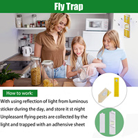 Plastic Gele Kleverige Val Fruit Lijm Board Fly Trap