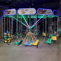 Manège à chaises volantes Wave Swinger pour parcs d'attractions et attractions touristiques