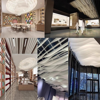 Papier de plafond texturé translucide ondulé français pour décoration intérieure de baldaquin, sur mesure
