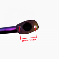 Pièces de moteur 79cc, tuyau d'échappement compatible avec les moteurs Lifan Monster Mega Moto MM80 MMB105 Coleman RB100