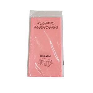 Disposable Rectangular Cheap Solid Macaron Color Table Cloth PE Plastic Birthday Party Dessert <b>Tablecloth</b> - Product Image 4
