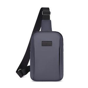 Men's Chest Bag Blue Large Capacity Solid Color Everyday Outfits Spring 2025 - Product Image 3