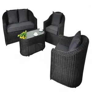 Audu Alibaba Outdoor Garten Wicker Rattan London Ecke Gruppe