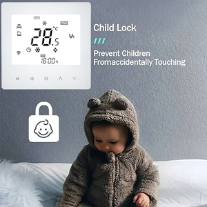 Wifi điều hòa không khí nhiệt 5 + 2 ngày 6 Thời gian lập trình điều hòa không khí trung tâm điều khiển nhiệt độ - Product Image 3