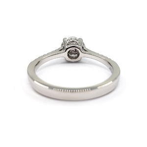 Best Workmanship Classic High Quality 18k Solid White Gold Real Diamond Engagement Wedding Party Cluster Rings Women's - Product Image 2