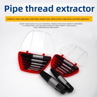 Juego Profesional de Extractores de Tornillos Rotos de 5/6 Piezas, Acero Cr-V de Alta Dureza, Herramienta para Remover Pernos y Tuberías Dañadas