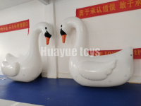 Grande oie blanche flottante de 3m, animaux gonflables, jouet de cygne blanc, grand modèle pour décoration commerciale ou commerciale