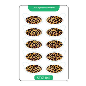 Không thấm nước phương Tây Đảng long lanh <span class=keywords><strong>Eyeshadow</strong></span> dán hình xăm lễ hội trang điểm sân khấu hiển thị ánh sáng lung linh Highlighter trang trí mắt - Product Image 5