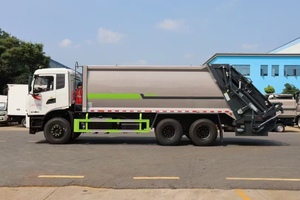 Camion à ordures compacteur Dongfeng 300 CV 6X4 personnalisé pour l'exportation / Camion de collecte des déchets - Product Image 3