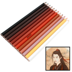 DESSIN D'ART SET <span class=keywords><strong>DE</strong></span> 12 <span class=keywords><strong>CRAYONS</strong></span> <span class=keywords><strong>DE</strong></span> COULEUR SKIN TON 12 <span class=keywords><strong>COULEURS</strong></span> <span class=keywords><strong>CRAYONS</strong></span> MARRON TEINTES <span class=keywords><strong>DE</strong></span> PEAU <span class=keywords><strong>CRAYONS</strong></span> <span class=keywords><strong>DE</strong></span> COULEUR <span class=keywords><strong>PASTEL</strong></span> DANS UNE BOÎTE EN MÉTAL - Product Image 5