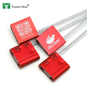 Sello de Seguridad YTCS004 de Aleación de Aluminio de Alta Resistencia y Cable de Acero con Código QR, Fuerza de Tracción de 12KN para Camiones, Furgonetas de Carga y Contenedores - Product Image 1