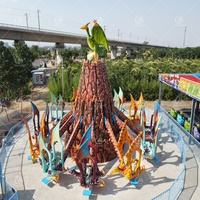 Manège Dinosaure à Commande Manuelle |   Équipement de parc d'attractions extérieur pour 24 personnes, adapté aux 8-12 ans, sûr, directement de l'usine