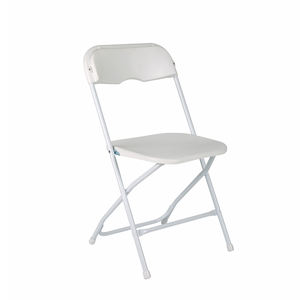 تصنيع رخيصة الثمن الساخن بيع في الهواء الطلق حزب الطعام الحدث الصلب طيها الكراسي حفلات معدنية بيضاء كرسي بلاستيك قابل للطي - Product Image 5