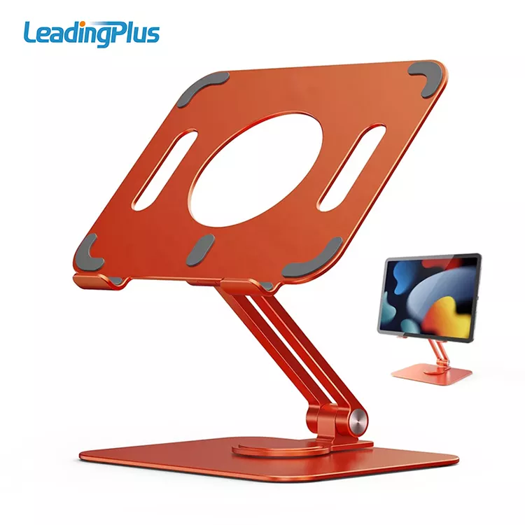 Leadingplus алюминиевые подставки для планшетных ПК с охлаждением, Складная регулируемая подставка для ноутбука, держатель для iPad Pro, настольная подставка для ноутбука