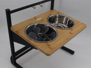 Rustik toptan yükseltilmiş yükseltilmiş Pet köpek özel Pet besleme Pet suluk besleyici - Product Image 3