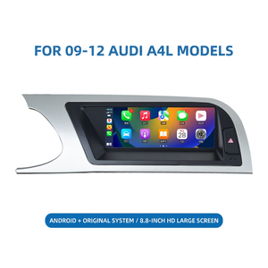 Radio para Auto Android con Pantalla Táctil HD de 8.8 Pulgadas y Sistema Dual para Audi A5 A4L 2009-2012, CarPlay Inalámbrico, Navegación GPS Automática - Product Image 1