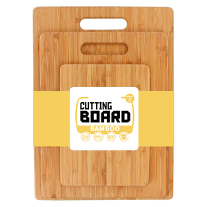 Tablas de cortar de bambú para cocina con ranura para jugo, charcutería de madera y picar para frutas y verduras, resistente al agua - Product Image 1