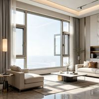 Ventanas Abatibles de Aluminio con Rotura de Puente Térmico, Insonorizadas, con Persianas Enrollables, Diseño Moderno y Minimalista