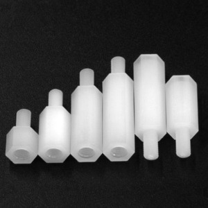 M2 m2, 5 m3 M4 M5 M6 lục giác Stud nhựa màu đen và trắng cách ly cột nylon PCB Hex Nam Nữ Spacer standoff - Product Image 4