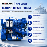 Moteur diesel de propulsion marine à démarrage électrique série WP4 Weichai pour navires de navigation intérieure et bateaux de pêche