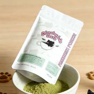 Pochette zippée personnalisée pour emballage de poudre 100g, pour café, thé et matcha - Product Image 4