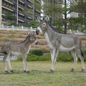 รูปปั้นอะซินัสของตกแต่งแอสซินลารูปสัตว์ลาไฟเบอร์กลาสโพลีเรซิ่นปรับแต่ง SE7ART ได้ตามต้องการ - Product Image 3