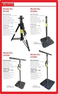 Support de Haut-Parleur Robuste en Aluminium avec Base en Acier, Trépied Portable pour Concerts, Mariages, Événements, Salons Professionnels, <span class=keywords><strong>DJ</strong></span> en Extérieur - Product Image 5