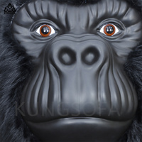 Canapé gonflable moderne Hesper, en peluche, auto-gonflant, King Kong Gorilla, lit géant en forme d'animal, meubles de salon