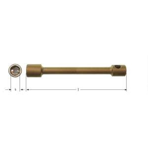 AMPCO - CL0080A Llave de vaso 6 puntas, Aluminio Bronce (métrico) LLAVES HEXAGONALES QUE NO PRODUZCAN CHISPAS, LLAVES DE GANCHO Y LLAVES DE VASO - Product Image 1