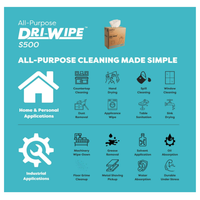 Lingettes de nettoyage réutilisables multi-usages non pelucheuses absorbant l'eau et l'huile pour un nettoyage industriel