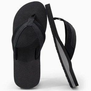 Tongs de plage en <span class=keywords><strong>cuir</strong></span> pour hommes avec soutien de la voûte plantaire, best-seller de l'été - Product Image 2