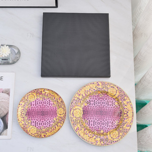 Assiettes à dîner et à dessert de style européen de luxe pour la maison et l'hôtellerie - Product Image 1